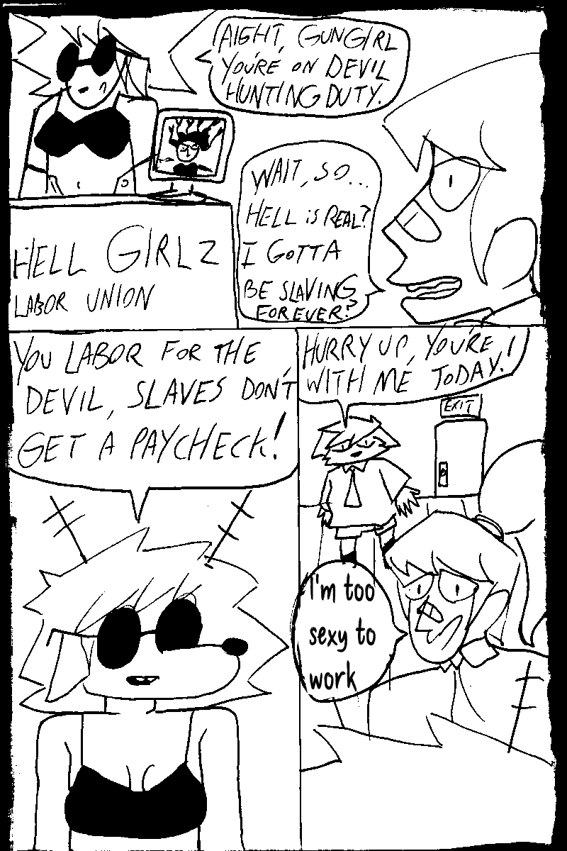 gun girl goes on a mission
